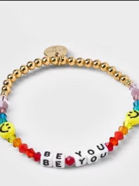 Little Words Project Be You Stretch Beaded Bracelet NWT